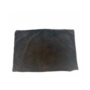 Set of Two IKEA Chocolate Brown Velvet Accent Pillow Covers. 22” x 14” Rectangle